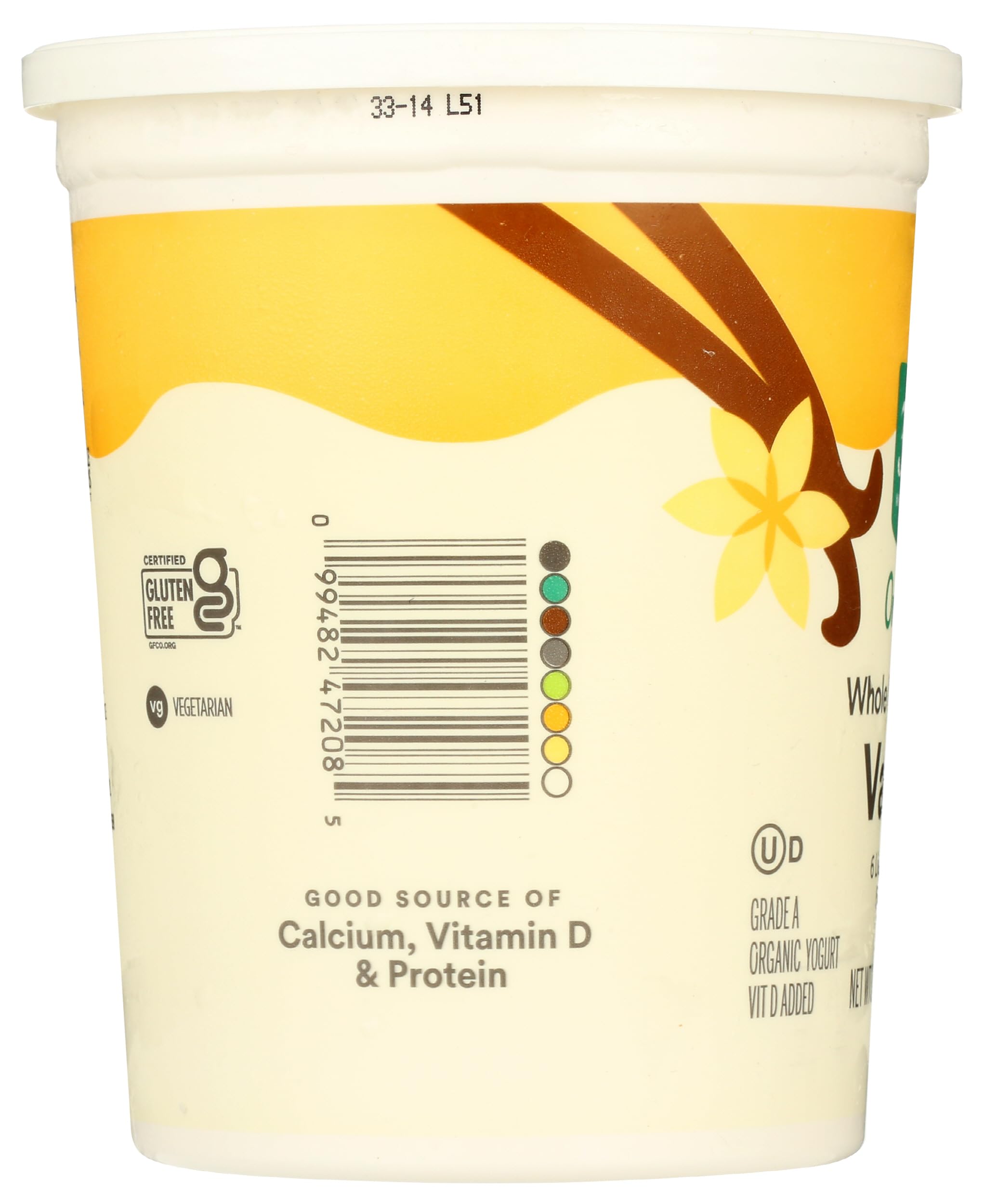 Organic Vanilla Whole Milk Yogurt 32 Oz 365 By Whole Foods Market
