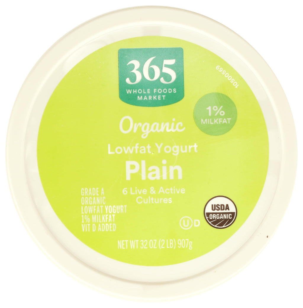 Organic Plain Low Fat Yogurt 32 Oz 365 By Whole Foods Market