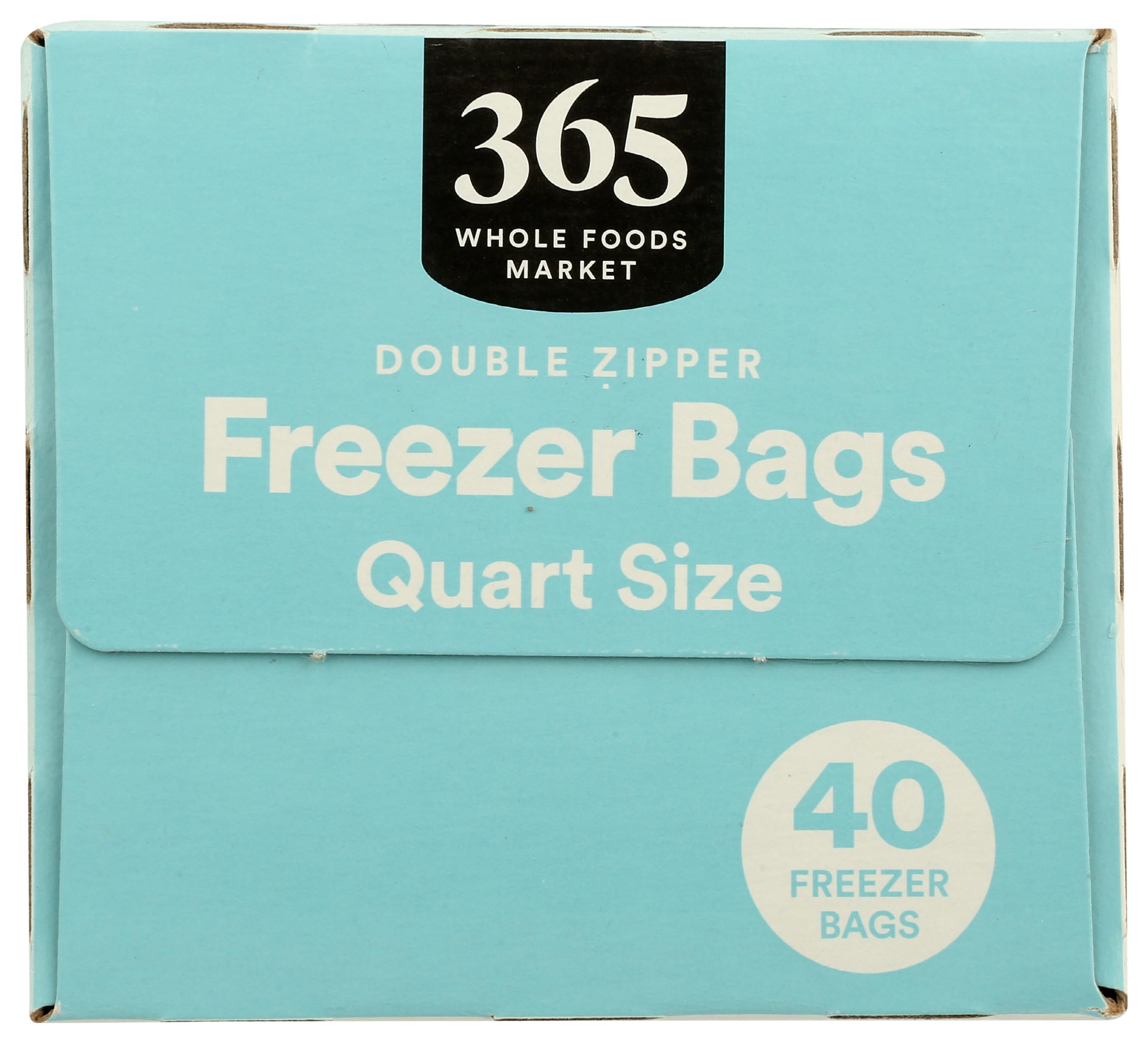 Quart Size Freezer Bags Double Zipper 40 Count 365 By Whole Foods Market