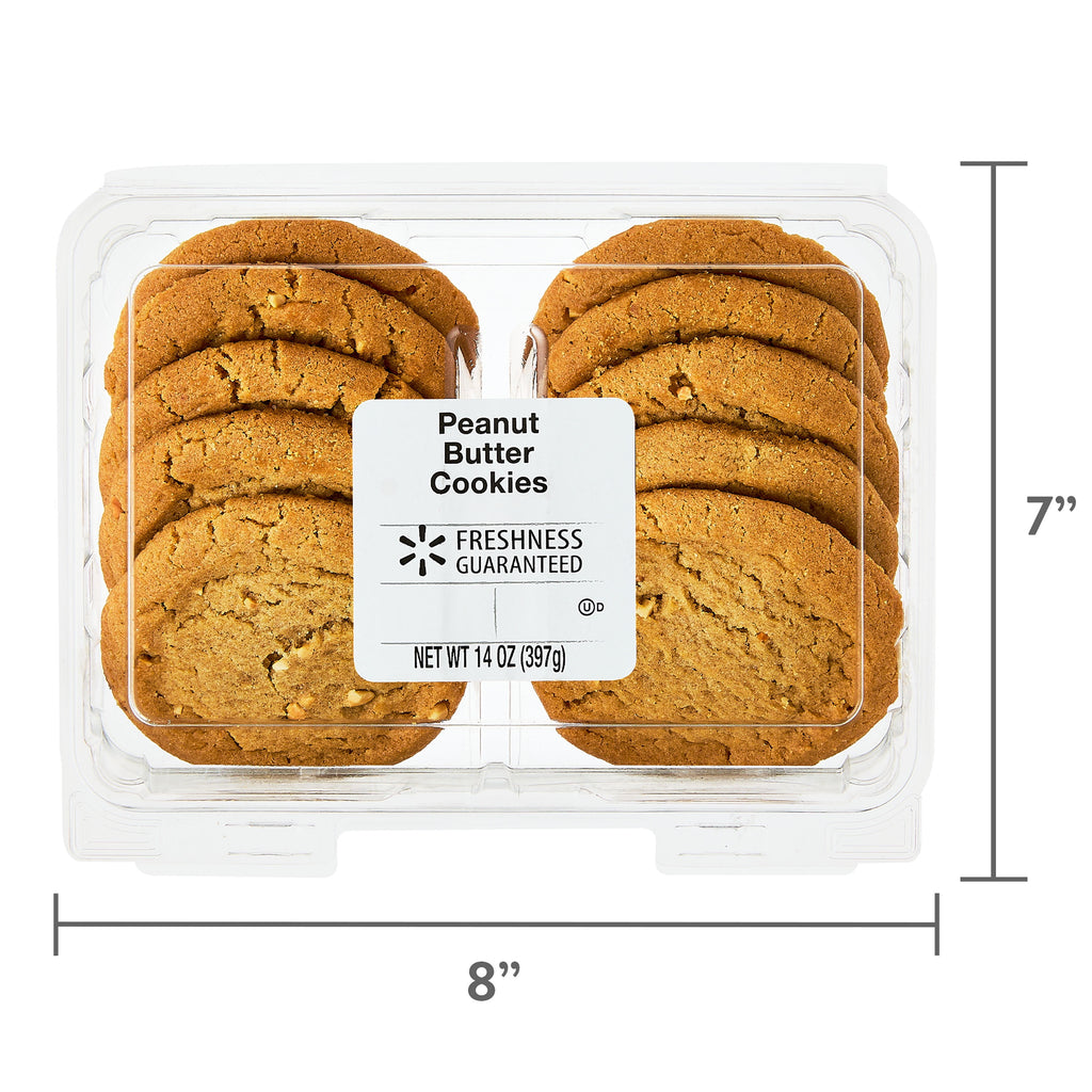Peanut Butter Cookies 14 Oz 10 Count Freshness Guaranteed