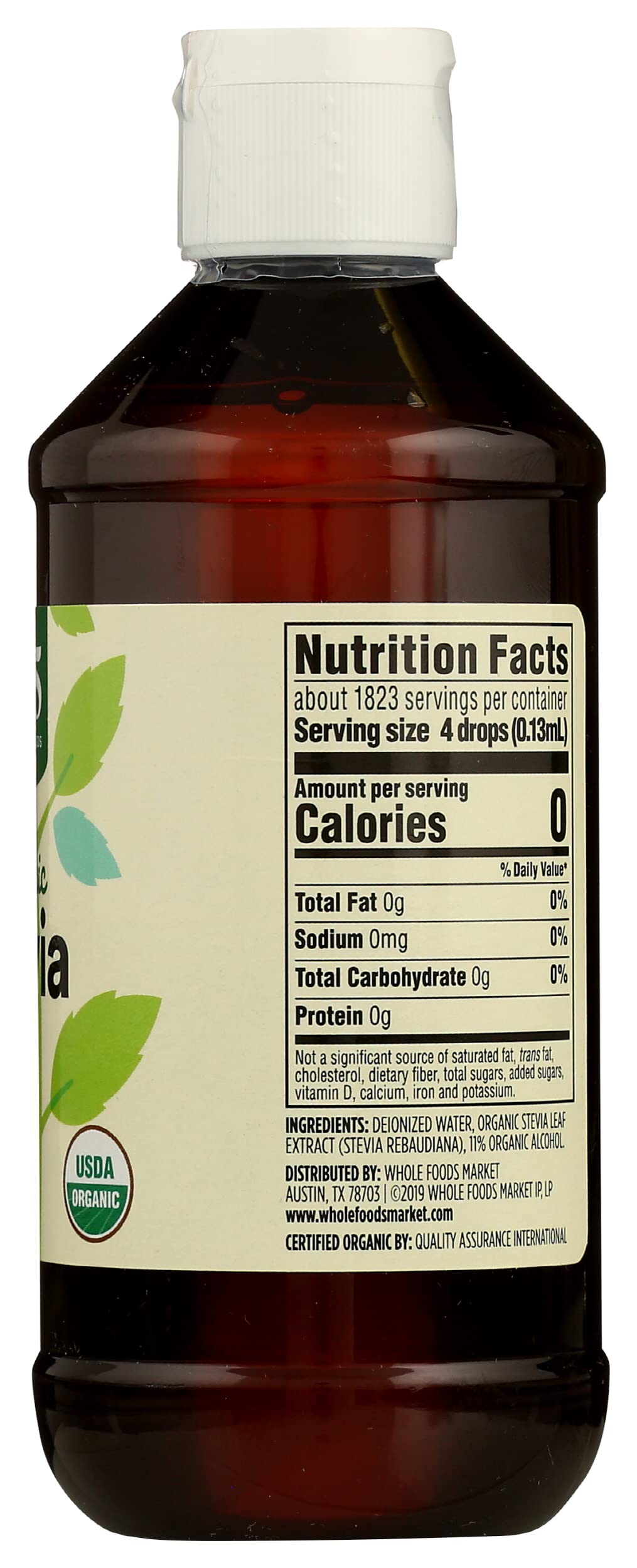 Organic Stevia Liquid Extract 8 Fl Oz 365 By Whole Foods Market