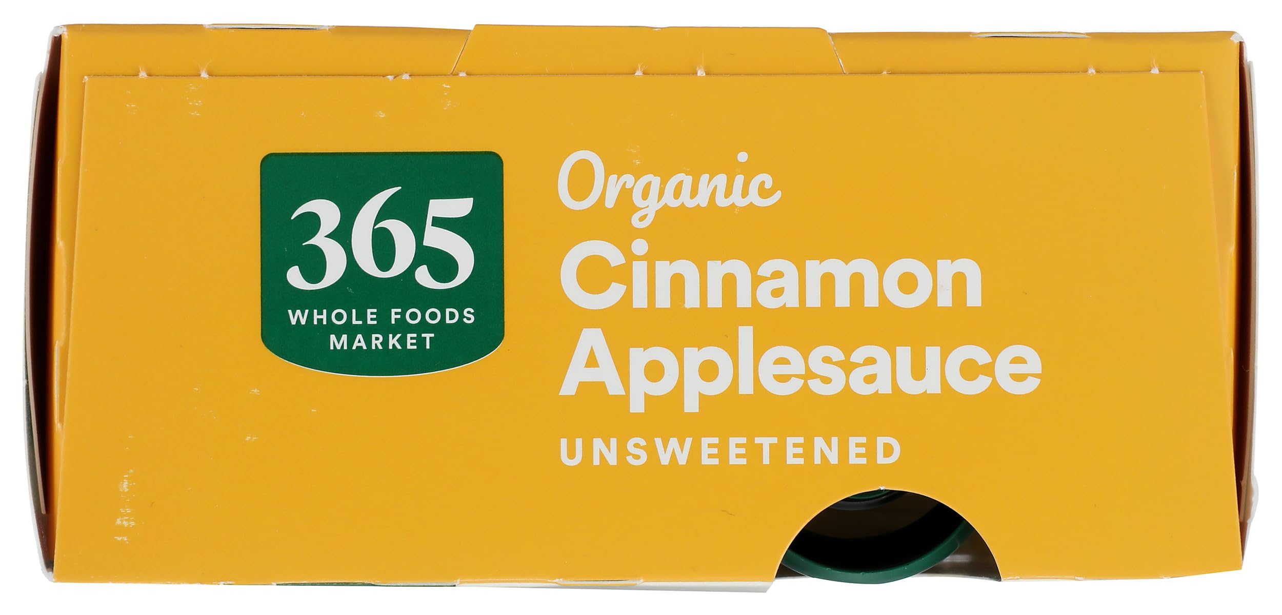 Organic Cinnamon Applesauce Pouches Unsweetened 3.2 Oz 4 Ct 365 By Whole Foods Market