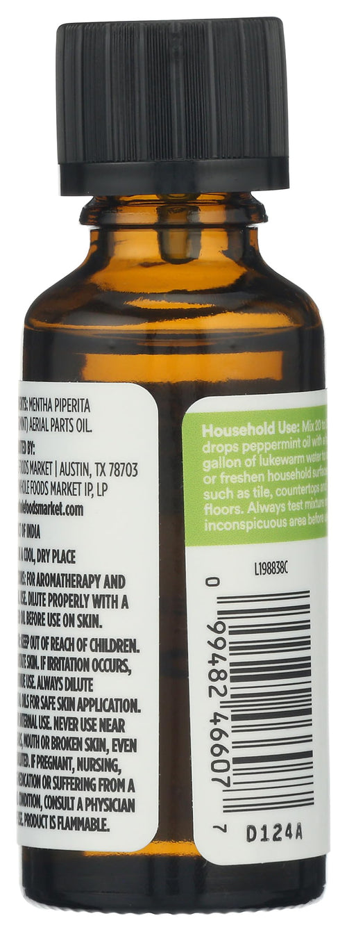 Cooling Peppermint 100% Essential Oil 1 Fl Oz 365 By Whole Foods Market