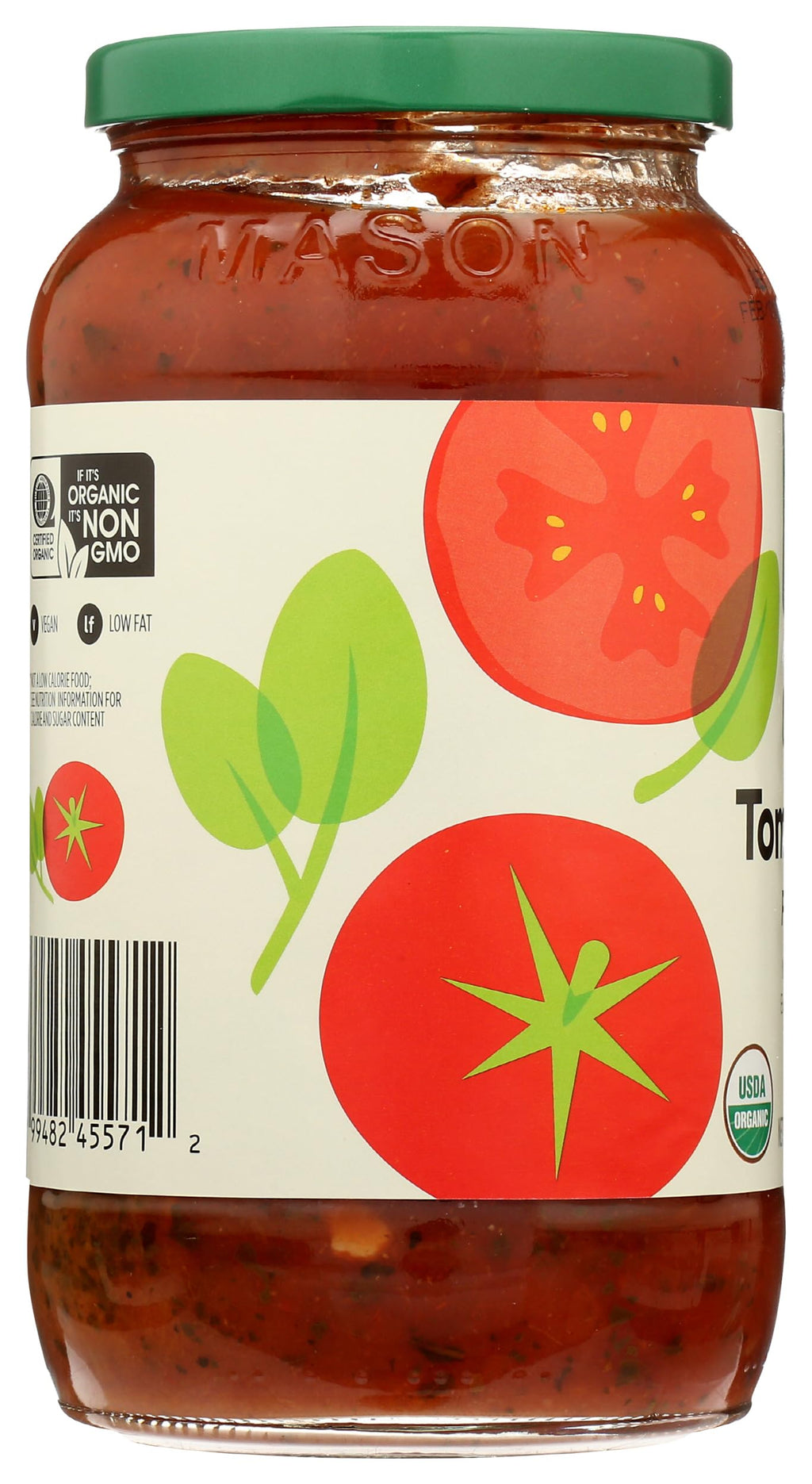 Organic Tomato Basil Pasta Sauce 25 Oz 1 Count 365 By Whole Foods Market