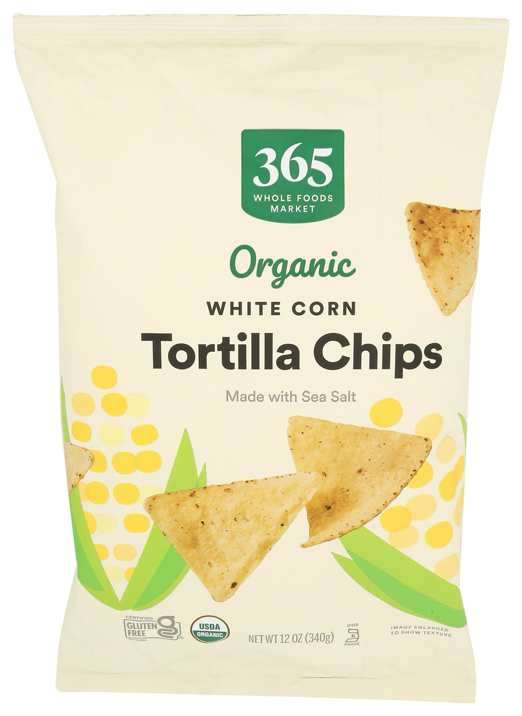 Organic White Corn Tortilla Chips 12 Oz 365 By Whole Foods Market