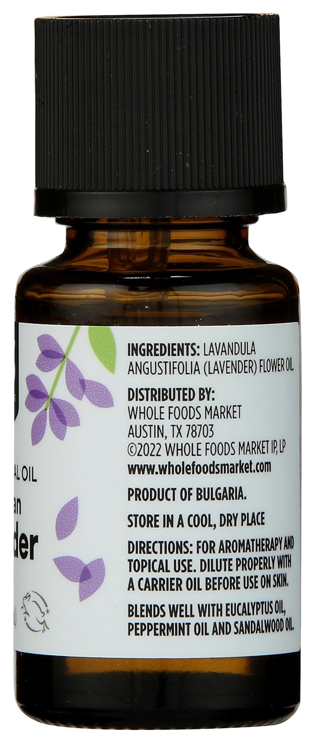 Bulgarian Lavender 100% Essential Oil 0.5 Fl Oz 365 By Whole Foods Market