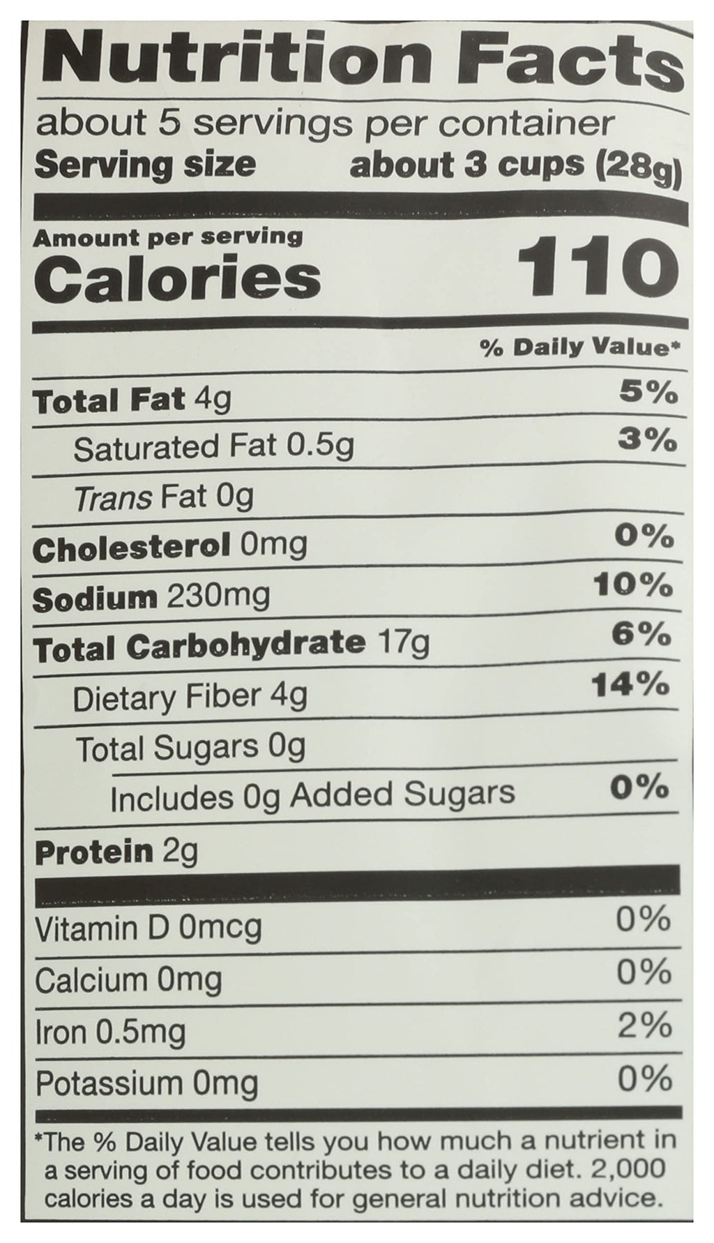 Organic Extra Virgin Olive Oil And Sea Salt Popcorn 5 Oz 365 By Whole Foods Market