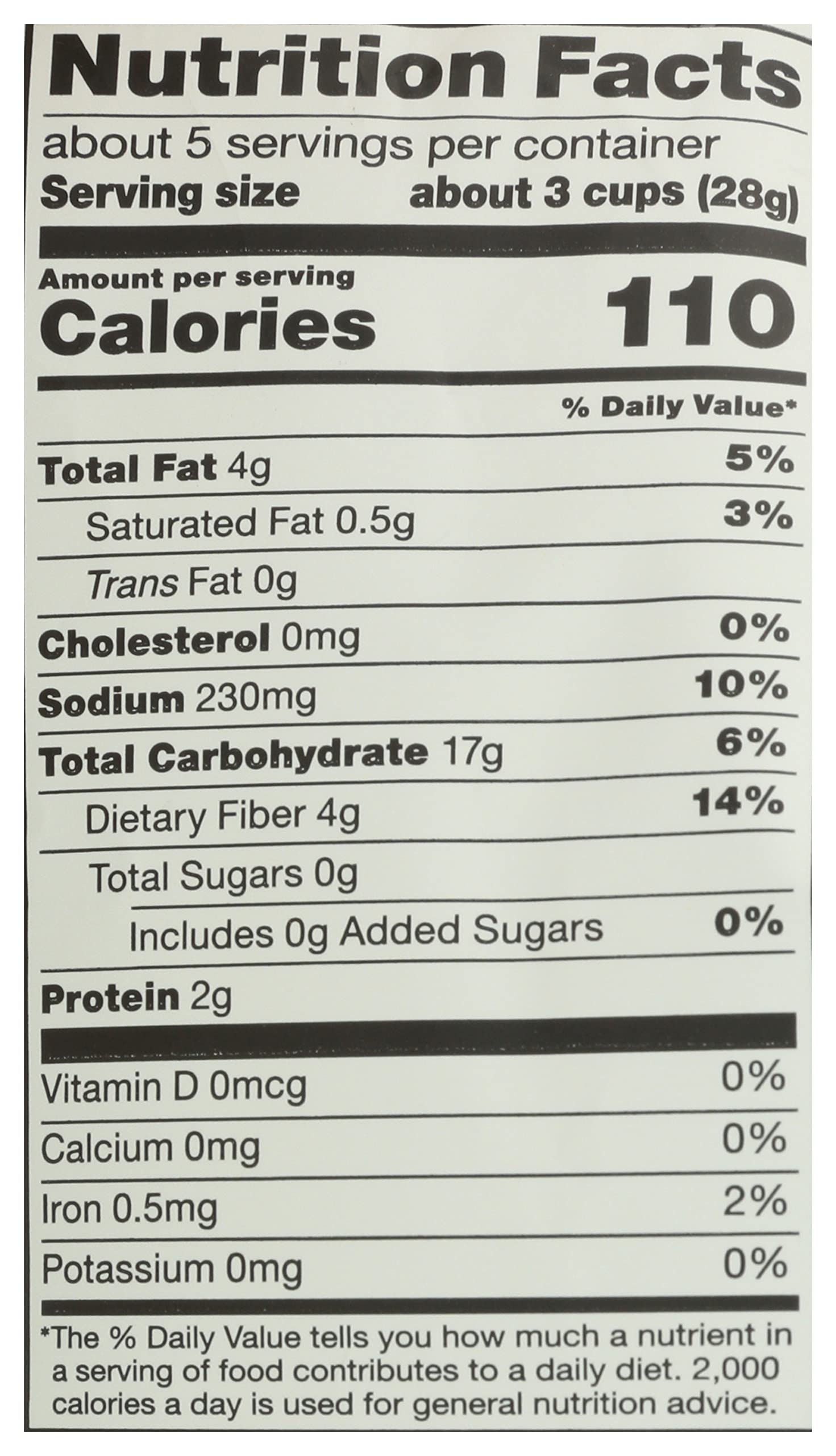 Organic Extra Virgin Olive Oil And Sea Salt Popcorn 5 Oz 365 By Whole Foods Market