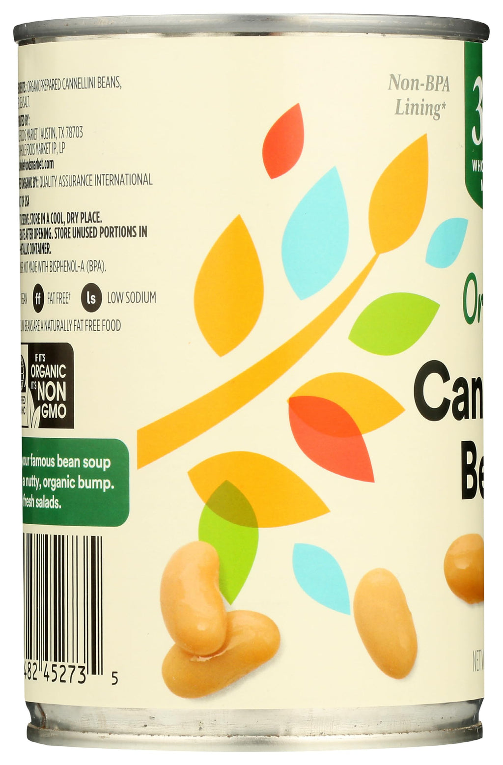 Organic Cannellini Beans 15.5 Oz 365 By Whole Foods Market