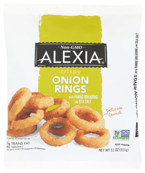 Crispy Onion Rings with Panko Breading and Sea Salt 11 Oz Alexia
