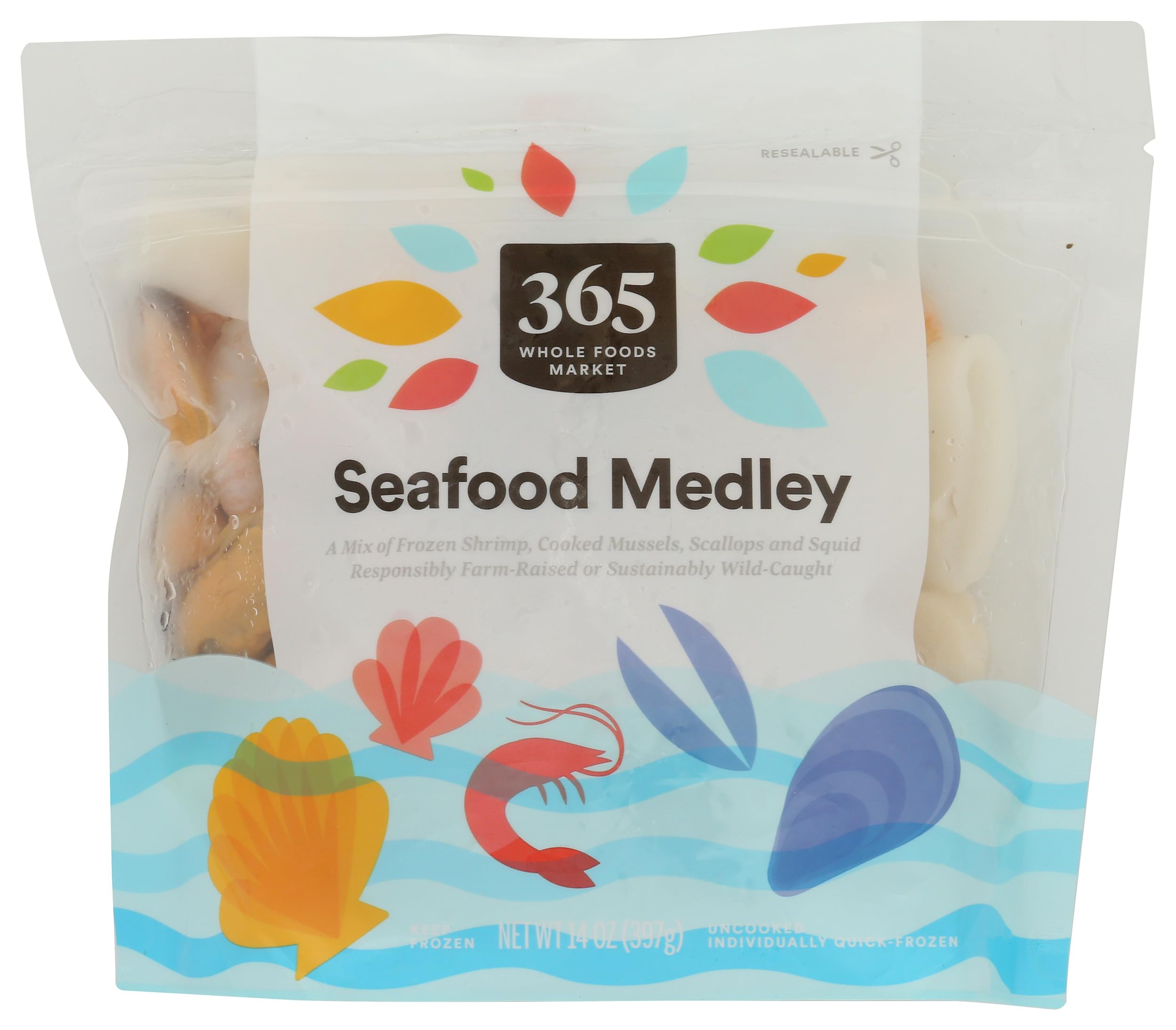 Seafood Medley 14 Oz 365 By Whole Foods Market