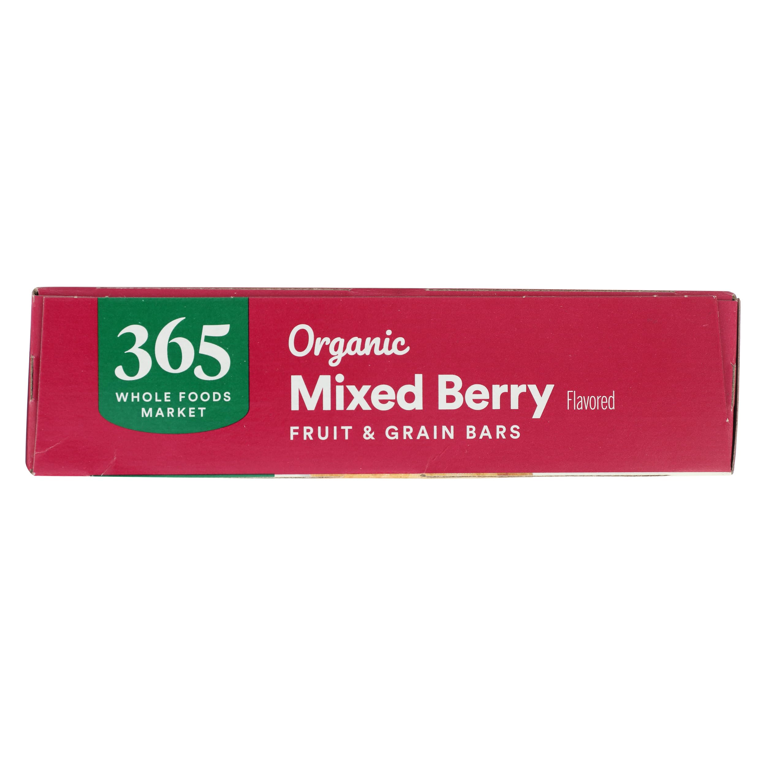 Organic Mixed Berry Cereal Bar 6 Count 7.8 Oz 365 By Whole Foods Market