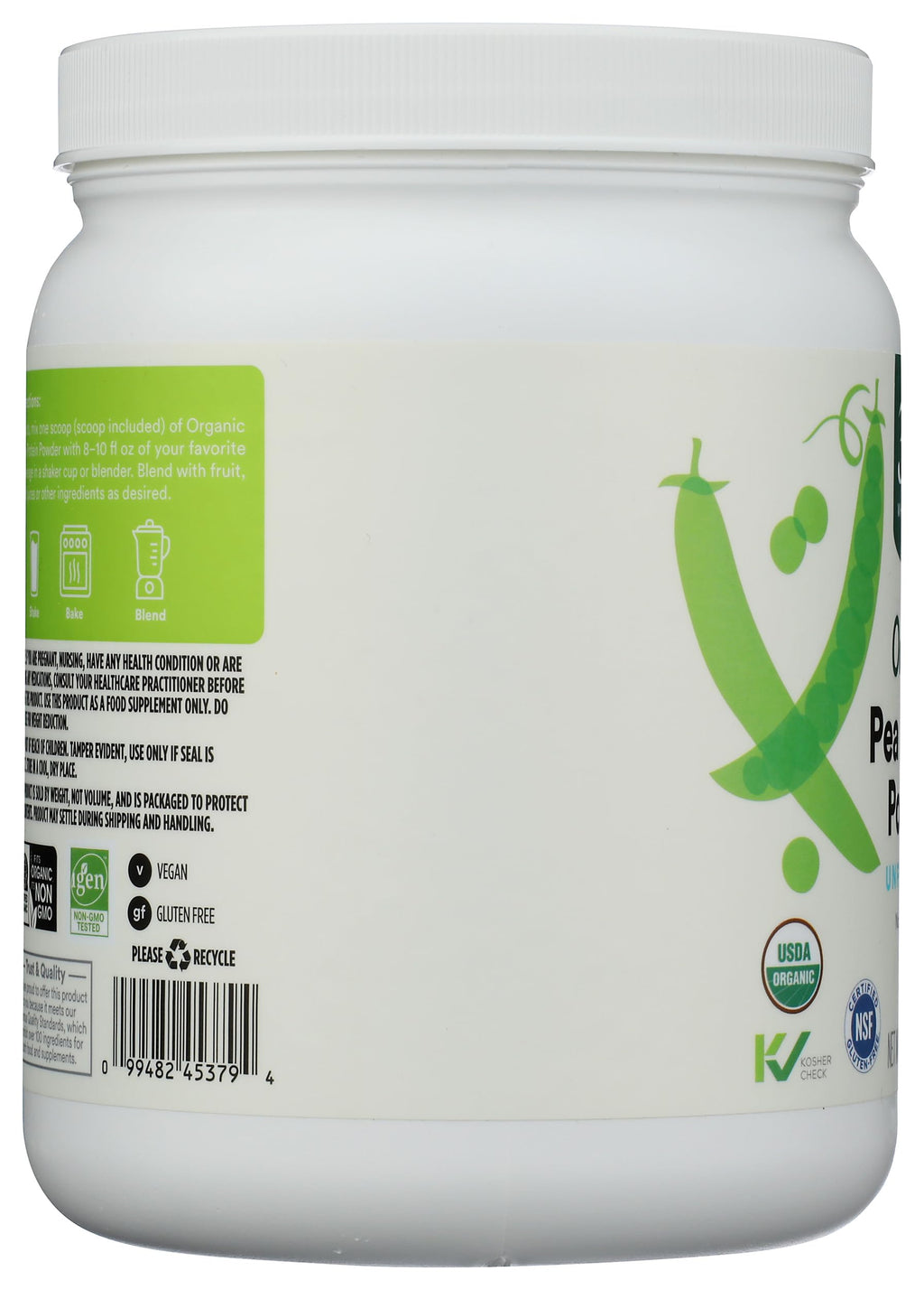 Organic Pea Protein 16 Oz 365 By Whole Foods Market