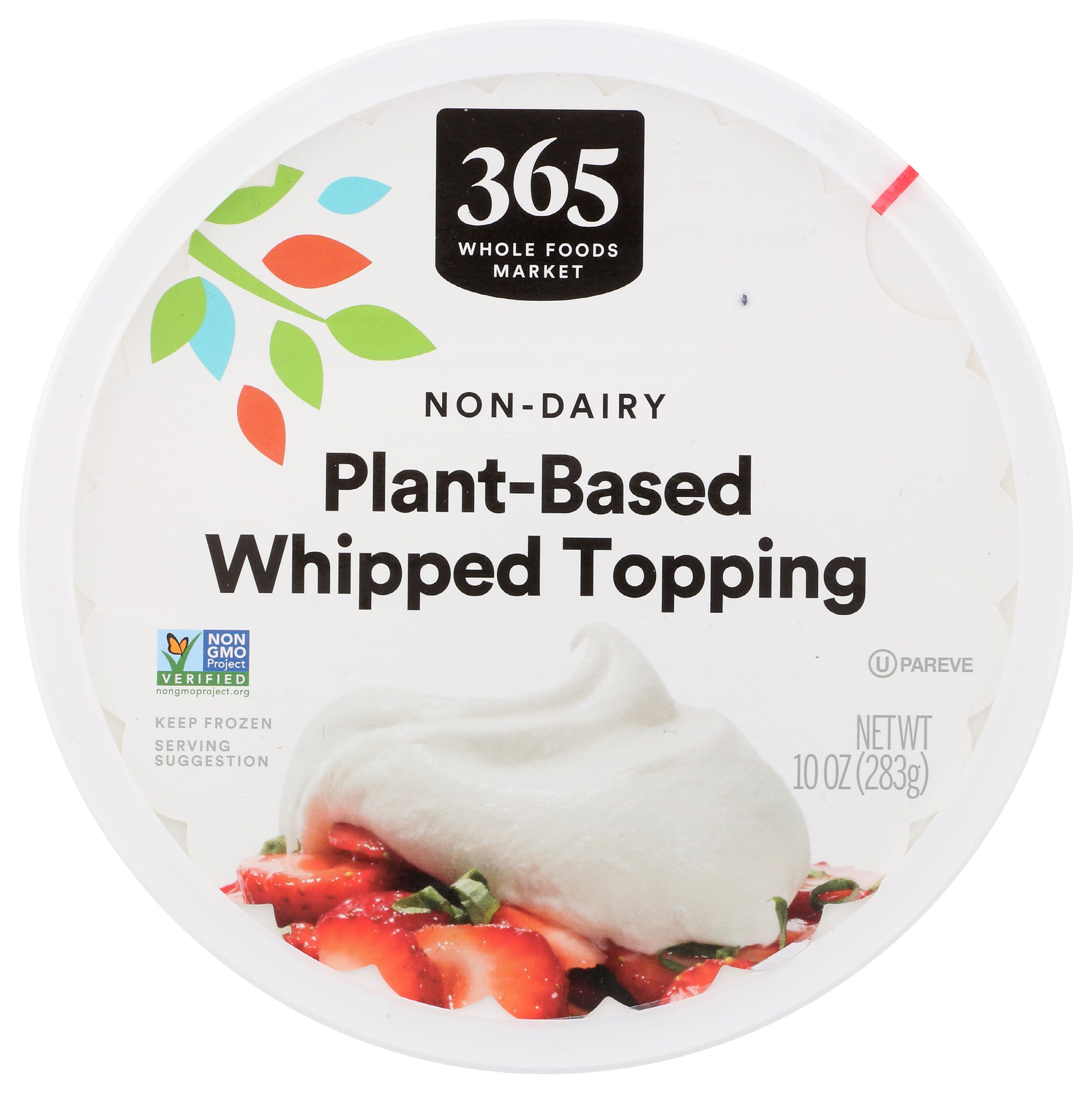 Whipped Topping Plant Based Non-Dairy 10 Oz 365 By Whole Foods Market