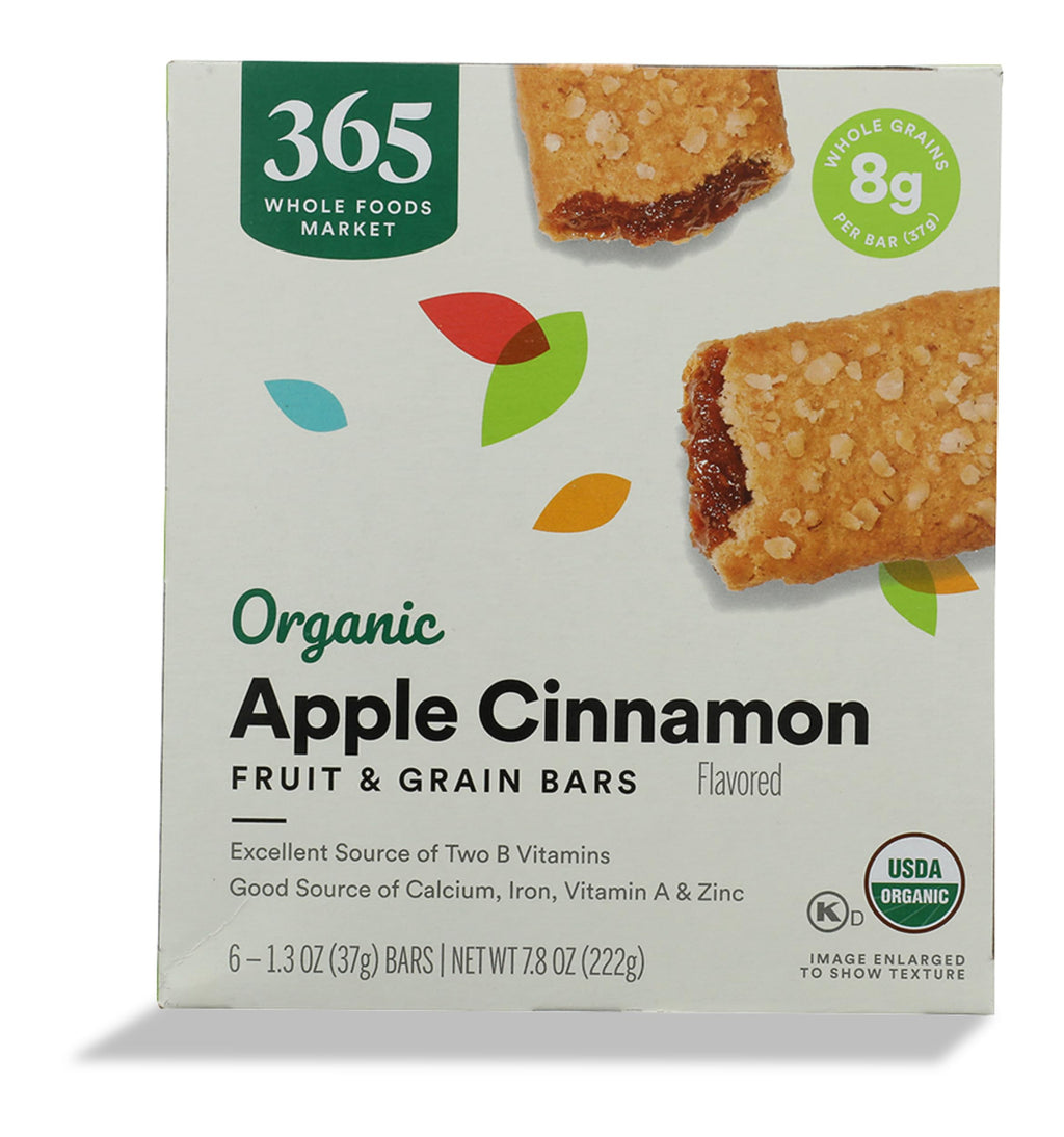 Organic Apple Cereal Bars 7.8 Oz 6 Count 365 By Whole Foods Market