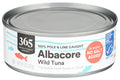 No Salt Albacore Tuna in Water 5 Oz 365 By Whole Foods Market