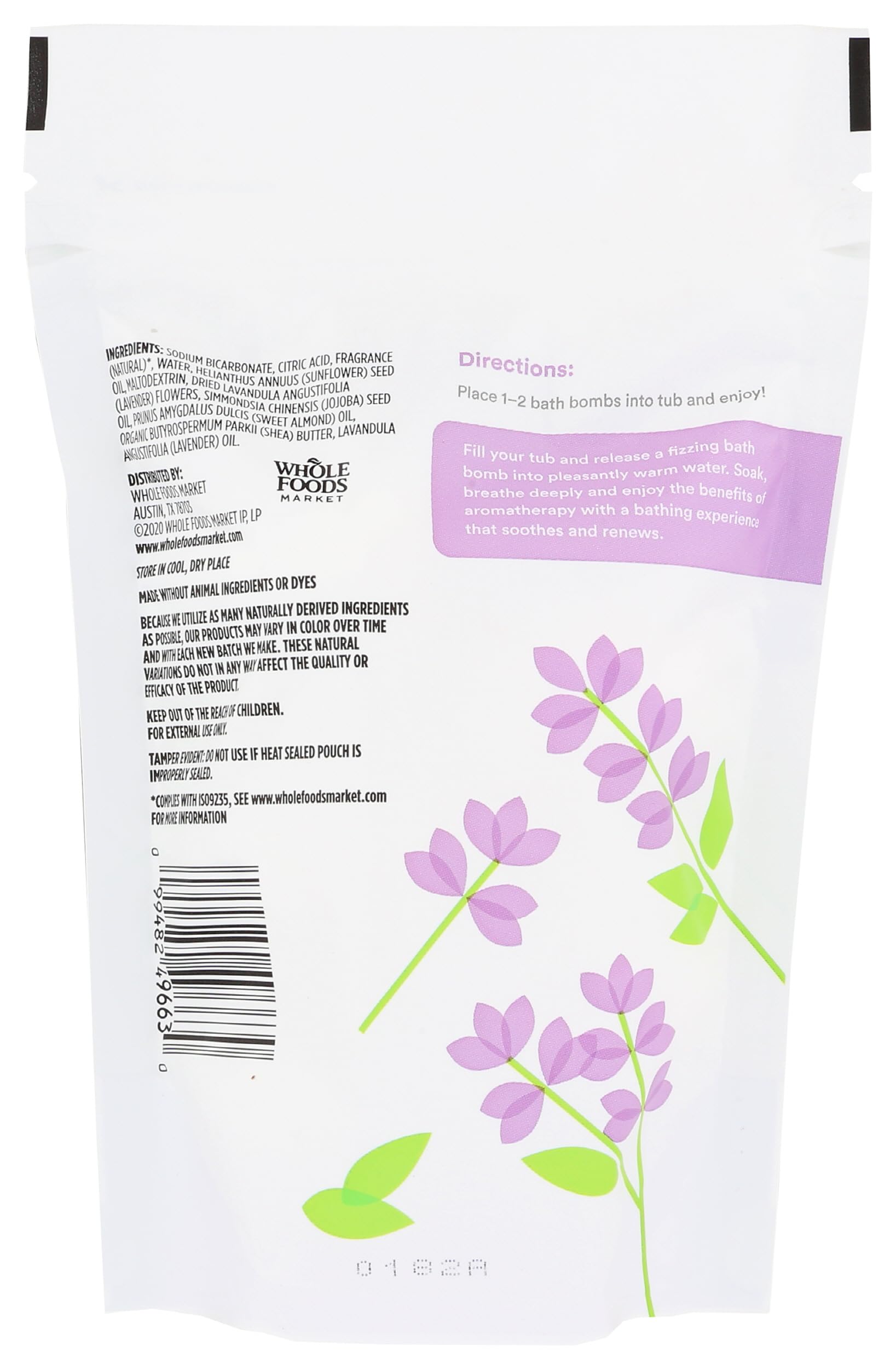 Lavender Bath Bombs 5 Count 365 By Whole Foods Market