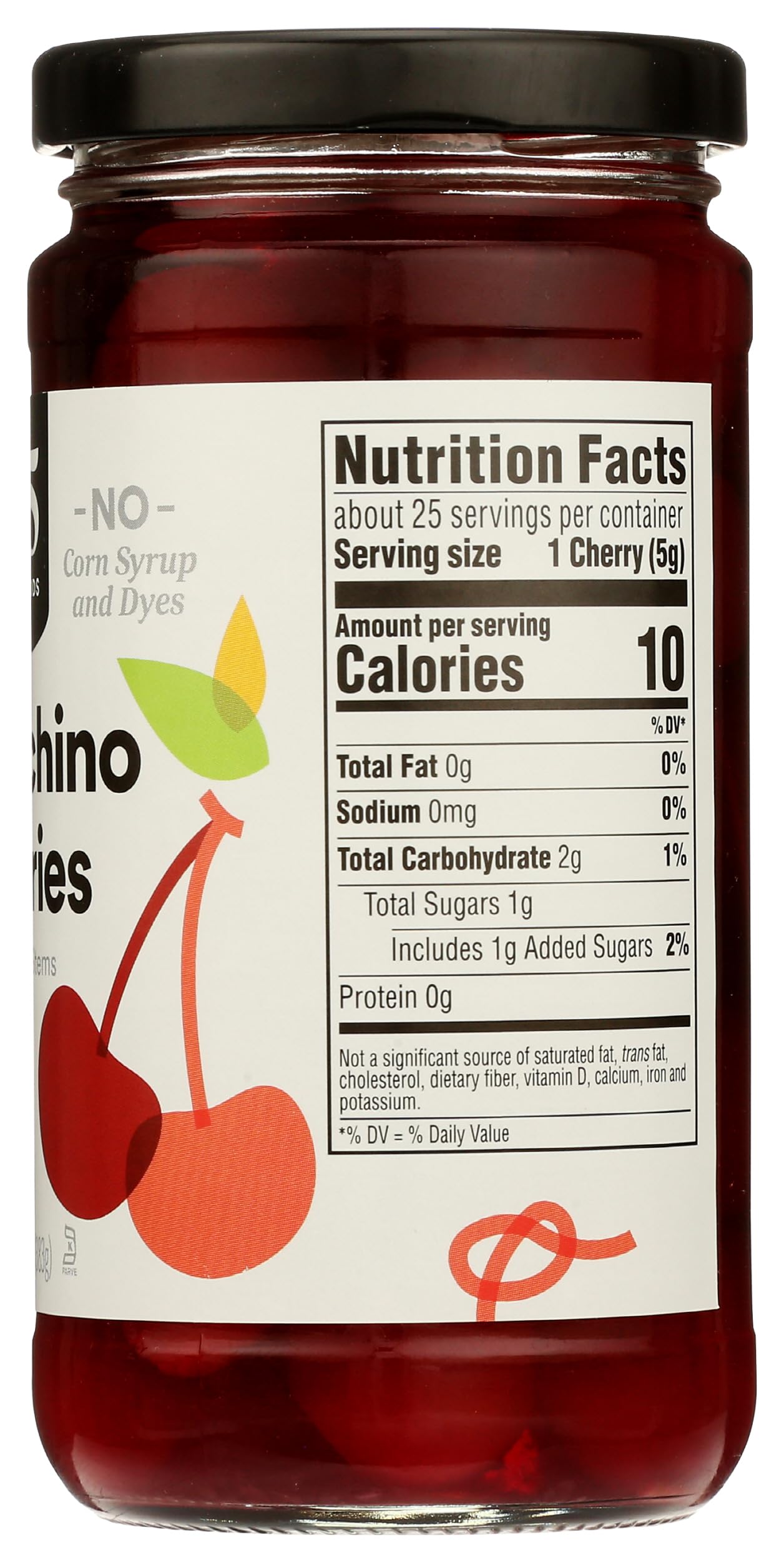 Maraschino Cherries 13.5 Oz 365 By Whole Foods Market