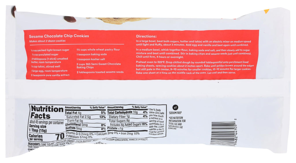 Semisweet Chocolate Chips 24 Oz 365 By Whole Foods Market