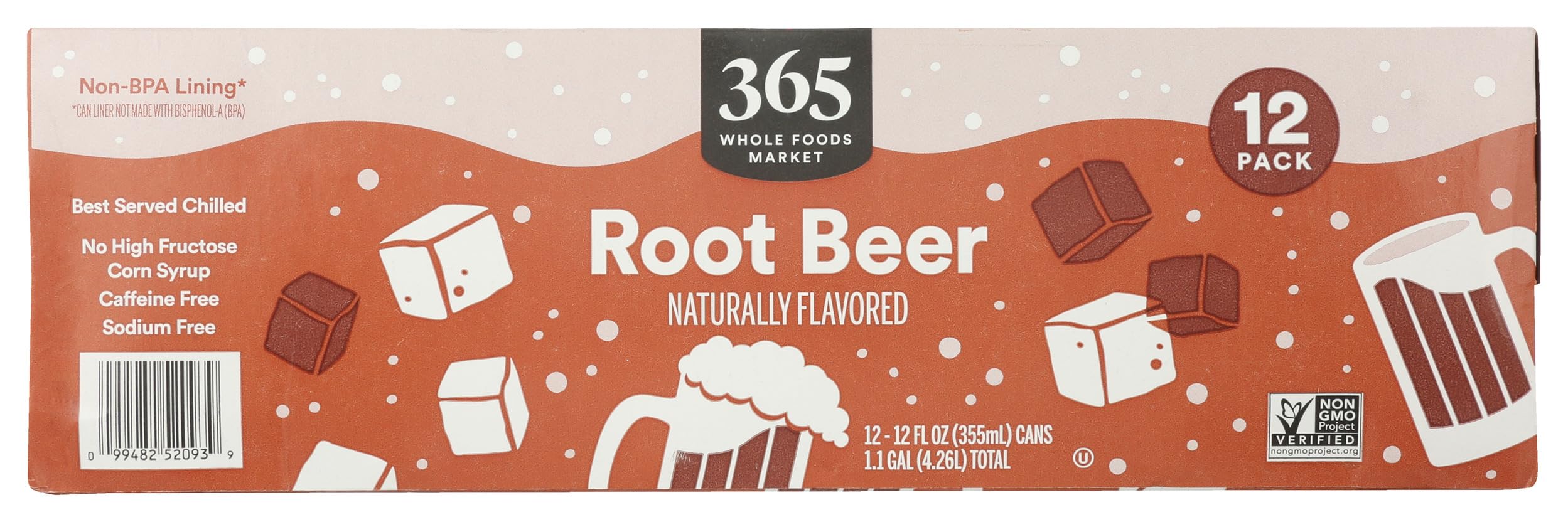 Root Beer 12 Pack 12 Fl Oz 365 By Whole Foods Market