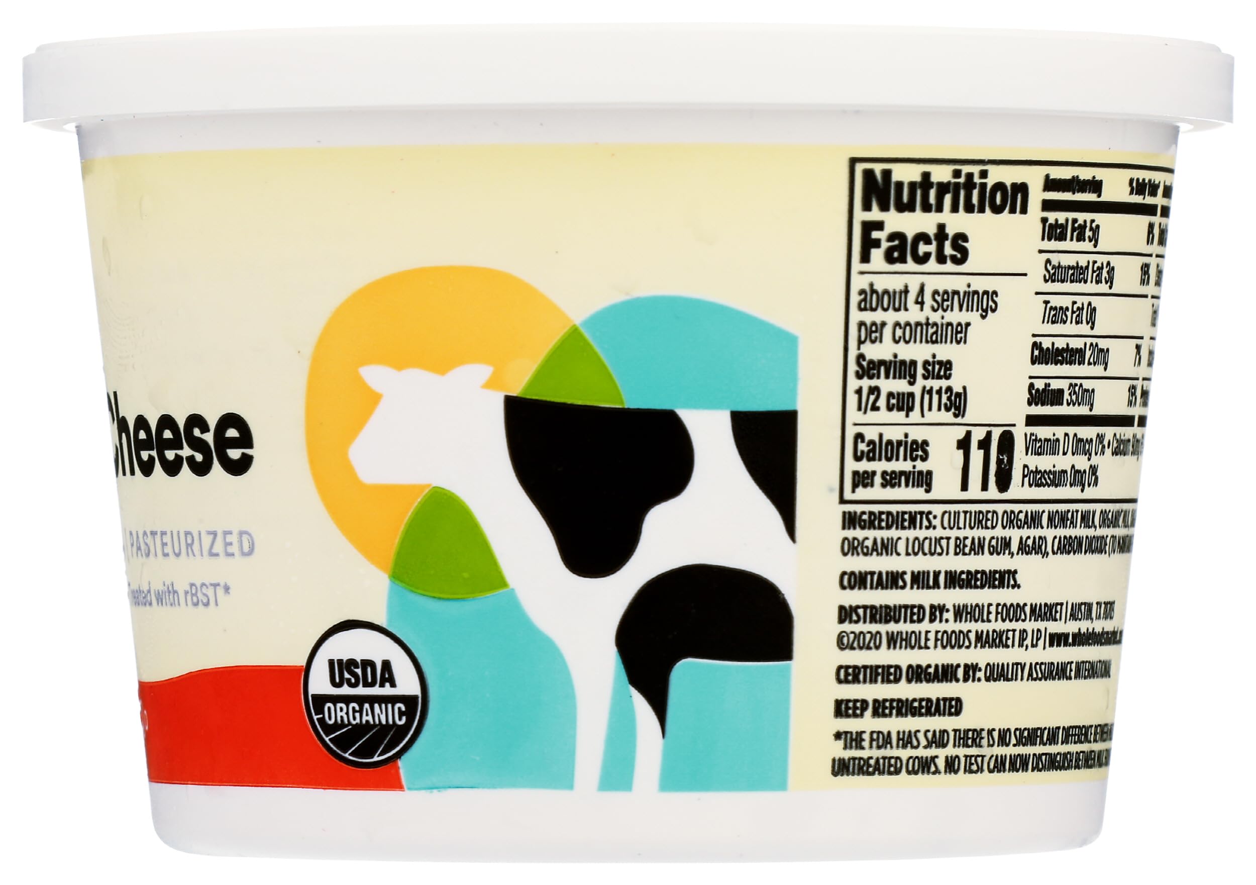 Organic Cottage Cheese 16 Oz 365 By Whole Foods Market