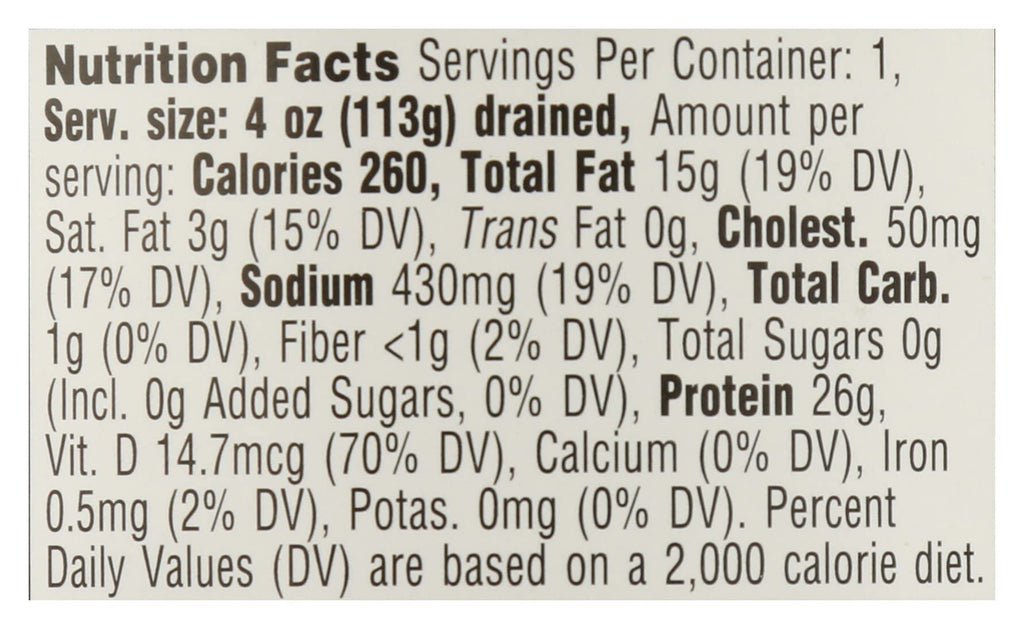 No Salt Albacore Tuna in Extra Virgin Olive Oil 5 Oz 365 By Whole Foods Market