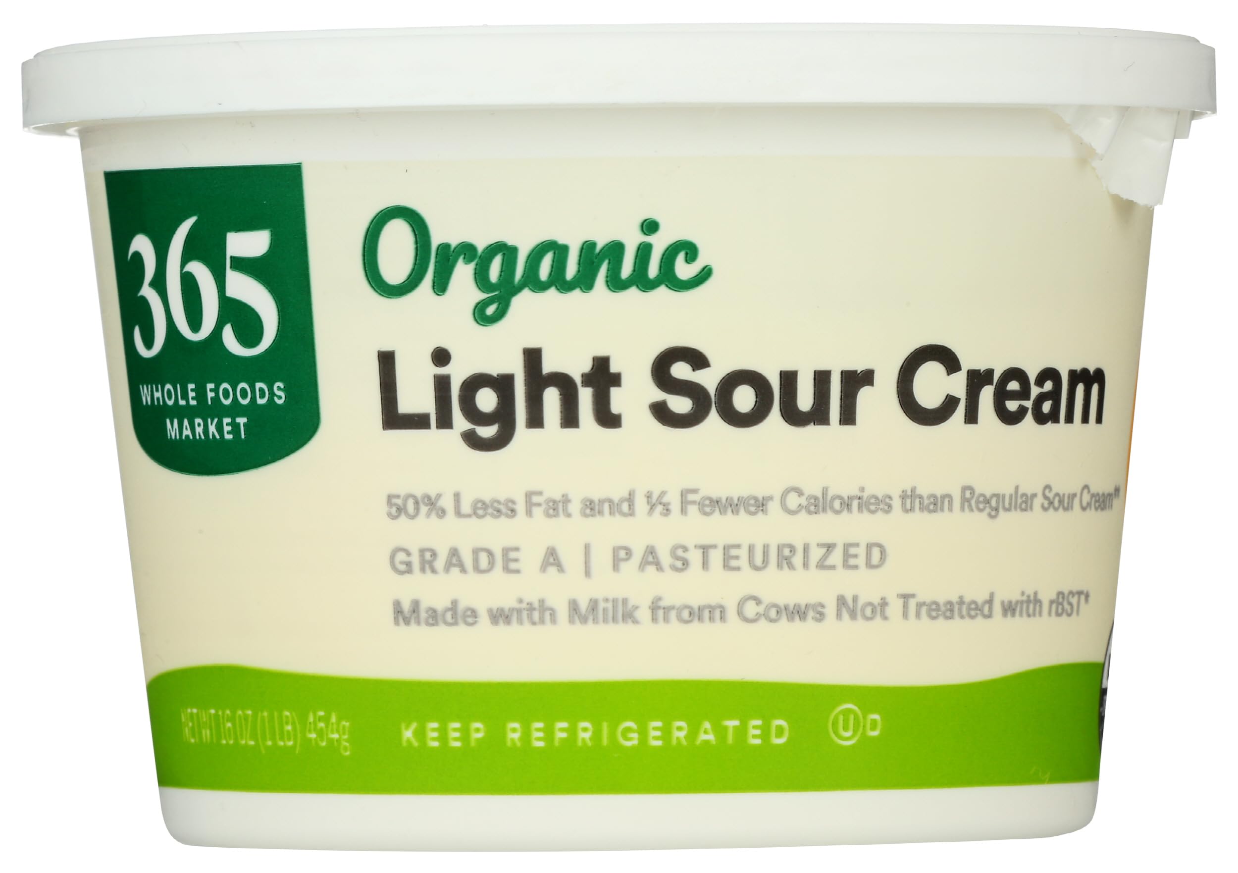 Organic Low-Fat Sour Cream 16 Oz 365 By Whole Foods Market
