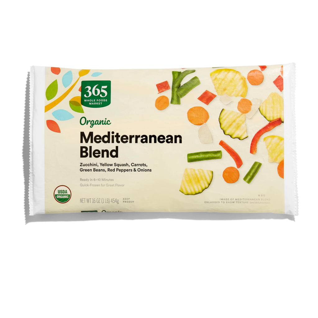 Organic Mediterranean Blend Vegetables 16 Oz 365 By Whole Foods Market