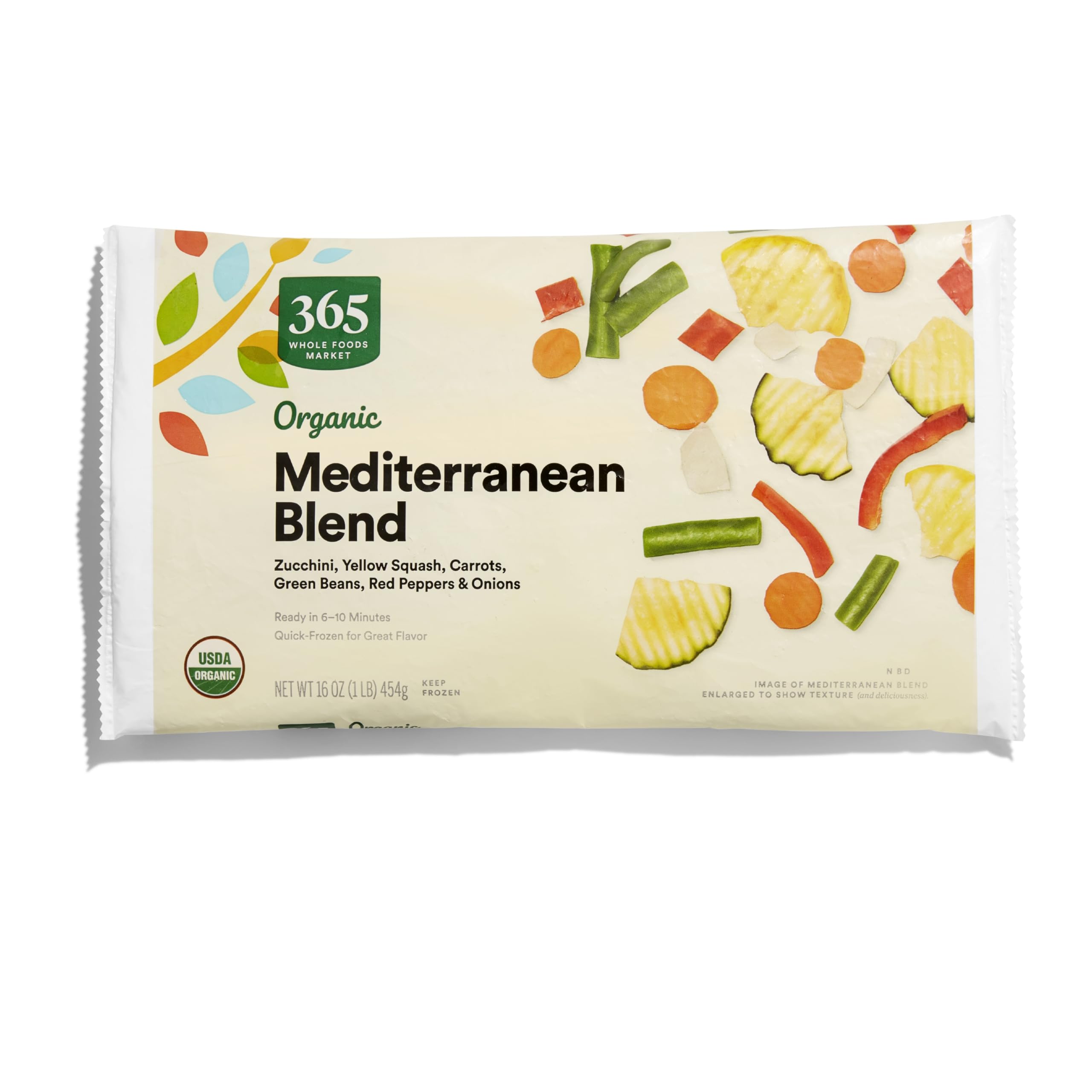 Organic Mediterranean Blend Vegetables 16 Oz 365 By Whole Foods Market