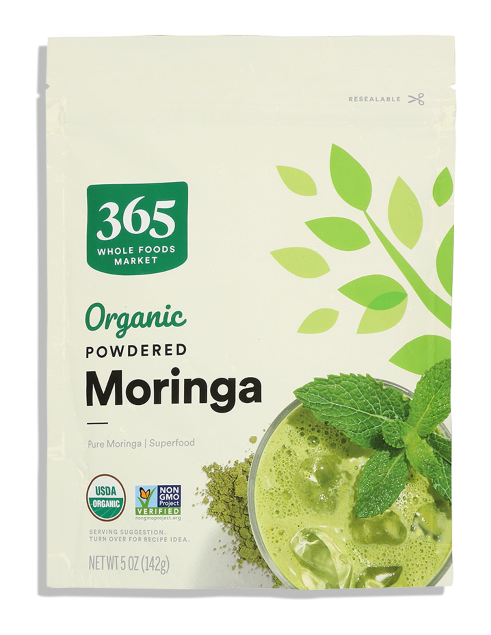 Organic Moringa Powder 5 Oz 365 By Whole Foods Market