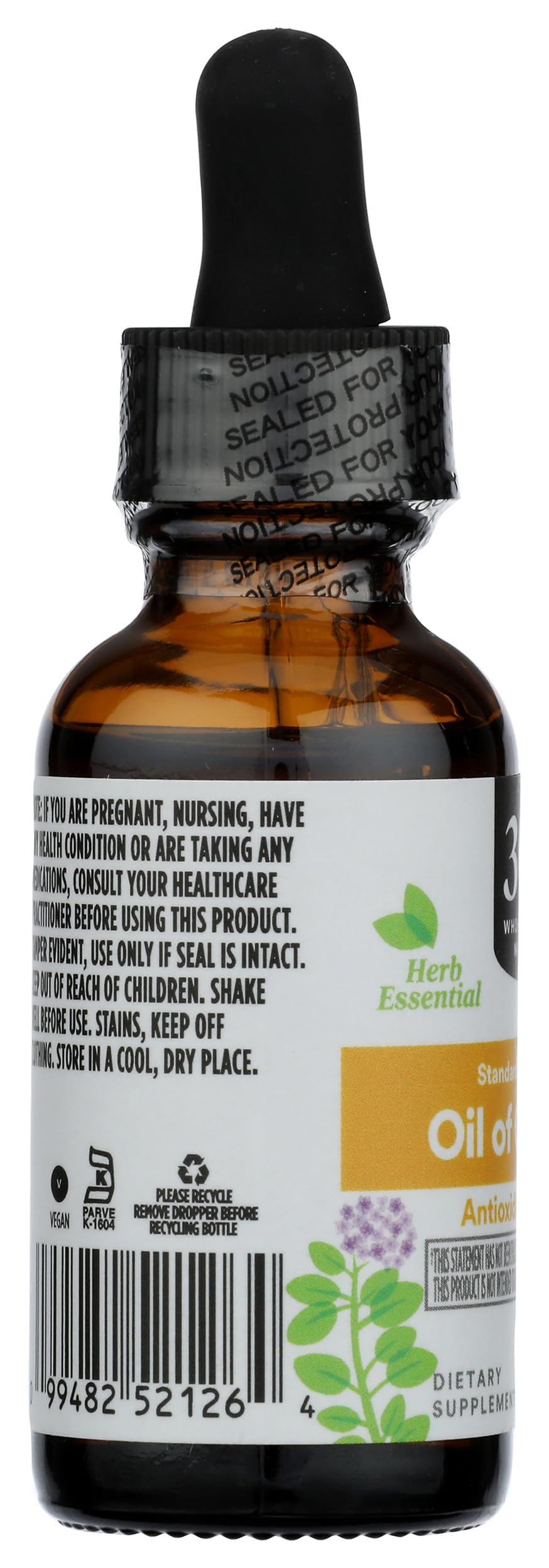 Oil Of Oregano Liquid Extract 1 Fl Oz 365 By Whole Foods Market