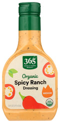 Organic Spicy Ranch Dressing 16 Fl Oz 365 By Whole Foods Market