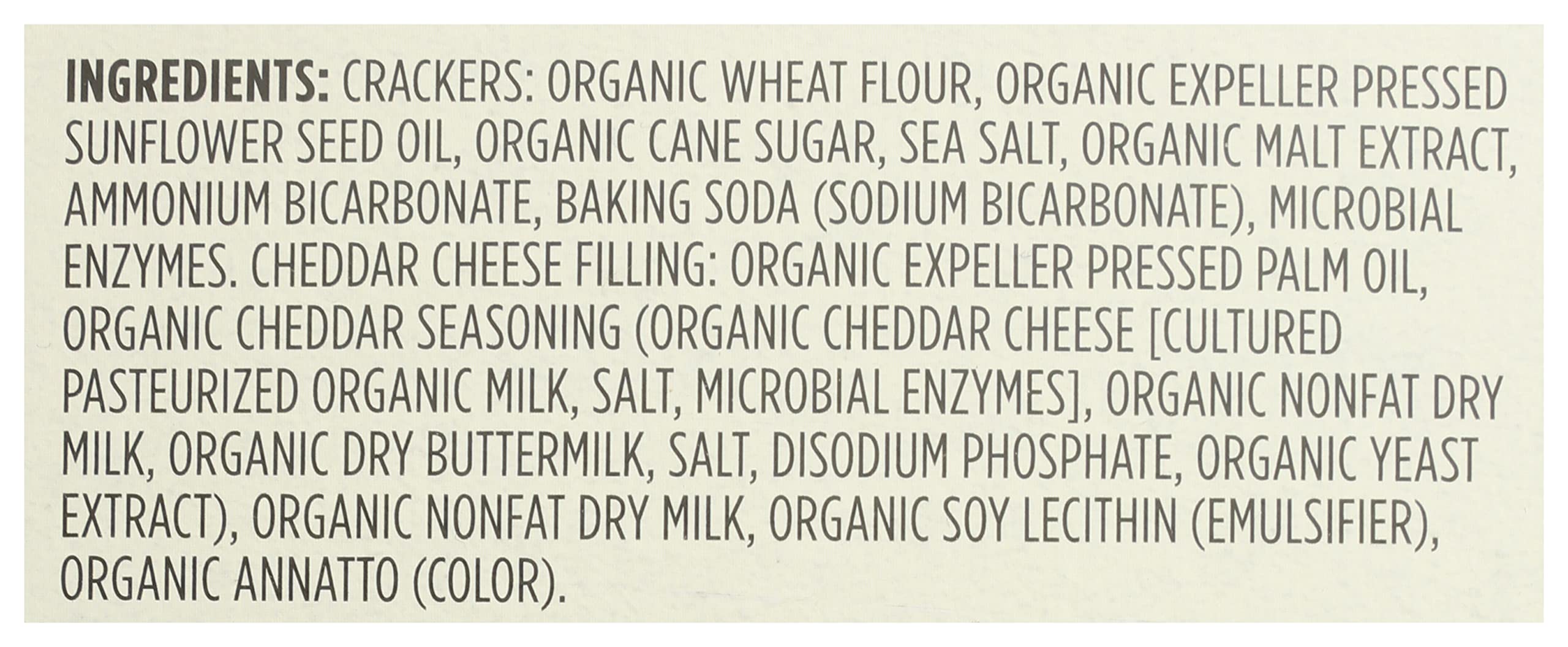 Organic Mini Cheese Sandwich Crackers 8 Count 1 Oz 365 By Whole Foods Market