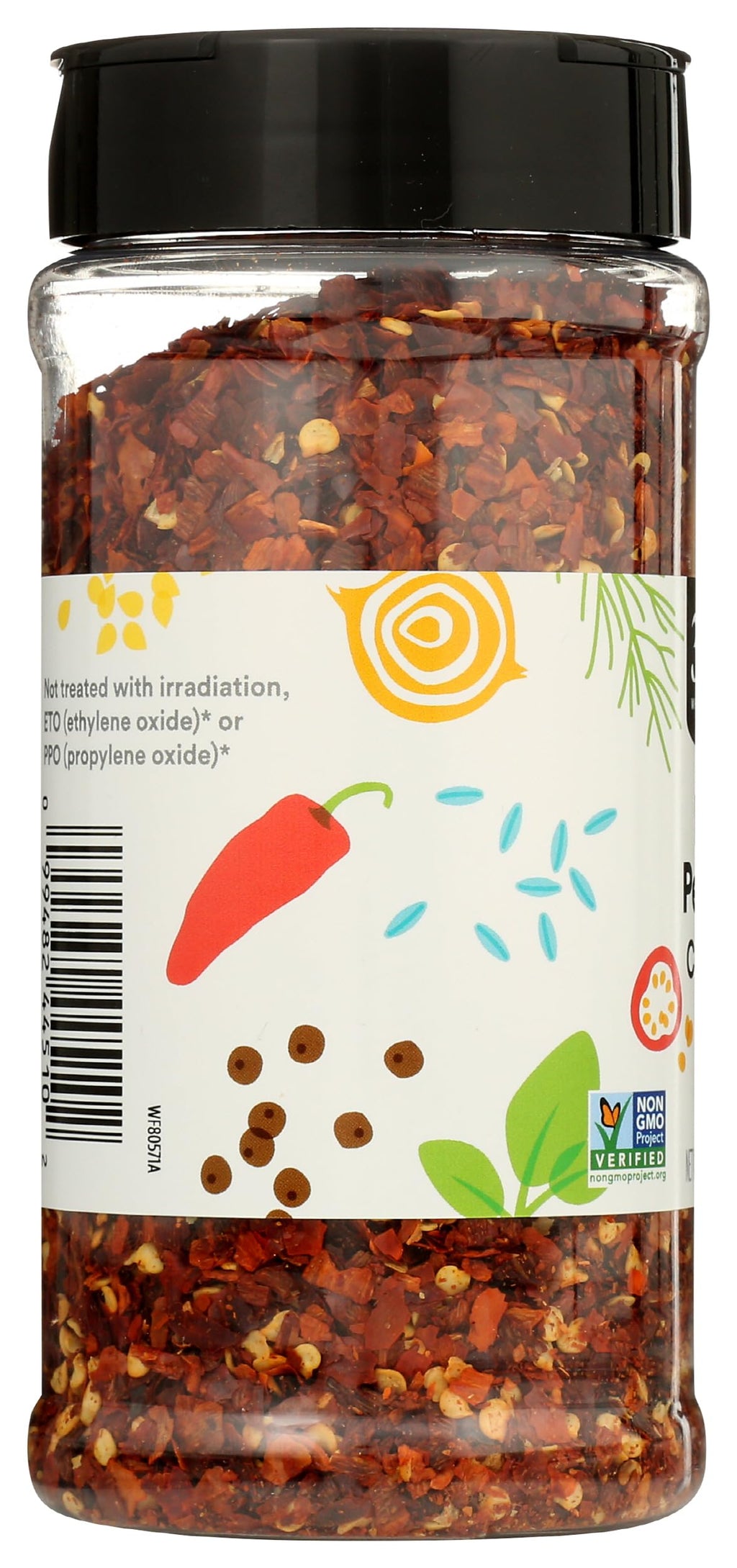 Crushed Red Chile Peppers 4.76 Oz 365 By Whole Foods Market