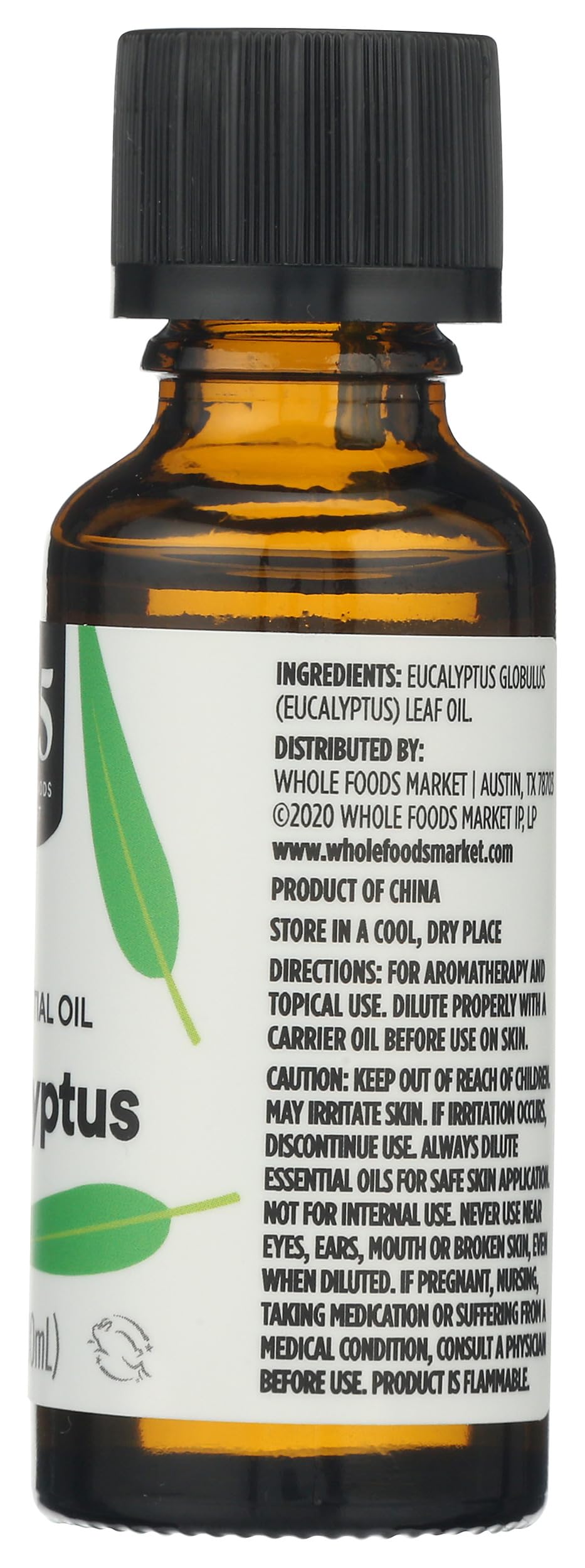 100% Essential Oil Eucalyptus 1 Oz 365 By Whole Foods Market