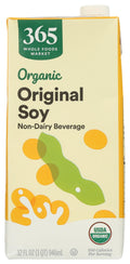 Organic Original Soymilk 32 Fl Oz 365 By Whole Foods Market