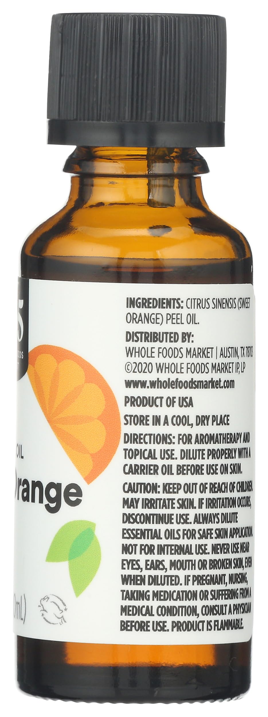 100% Essential Oil Sweet Orange 1 Oz 365 By Whole Foods Market