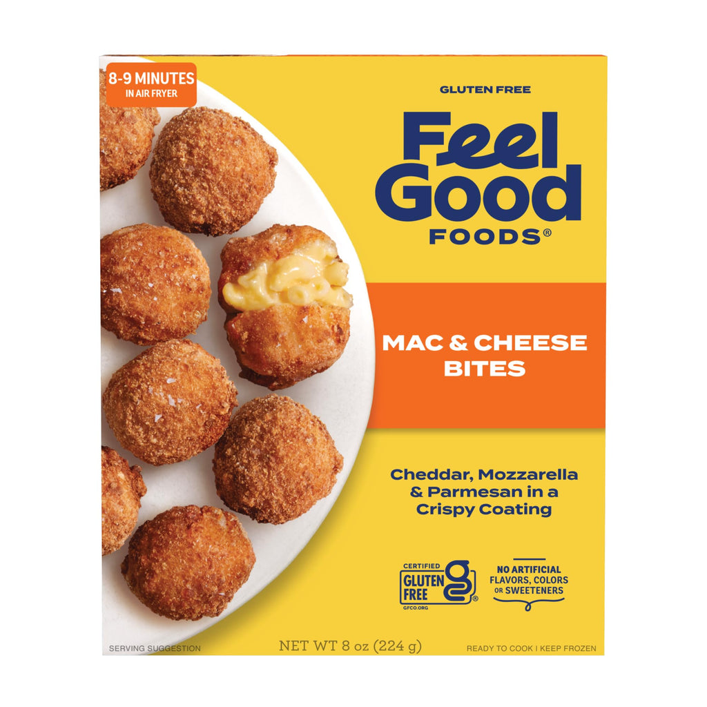 Mac Cheese Bites 3 Cheese 8 Oz Feel Good Foods