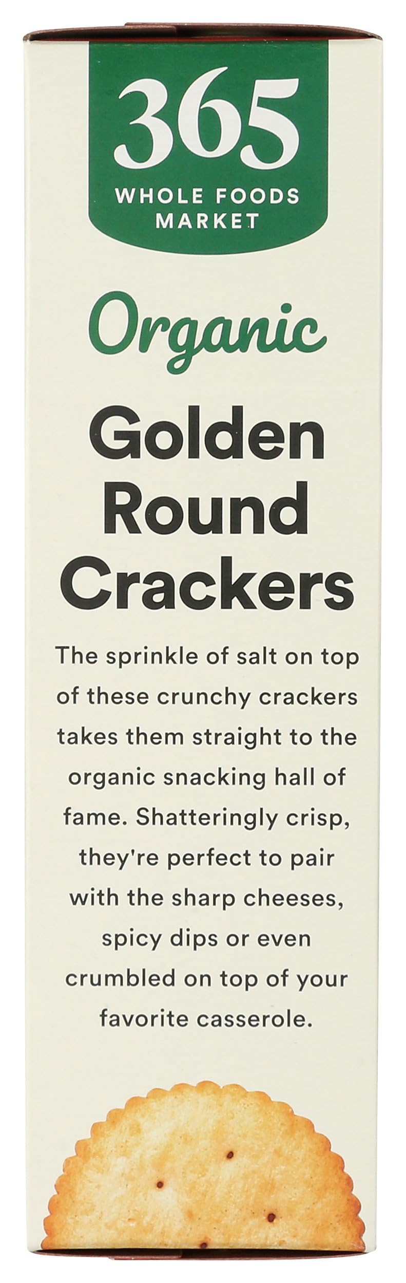 Organic Golden Round Crackers 12 Oz 1 Count 365 By Whole Foods Market