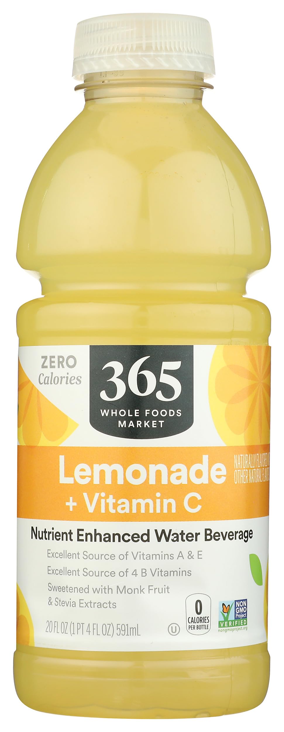 Water Nutrient Lemonade Vitamin C No Calorie 20 Fl Oz 365 By Whole Foods Market