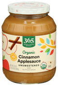 Organic Cinnamon Applesauce Unsweetened 24 Oz 365 By Whole Foods Market