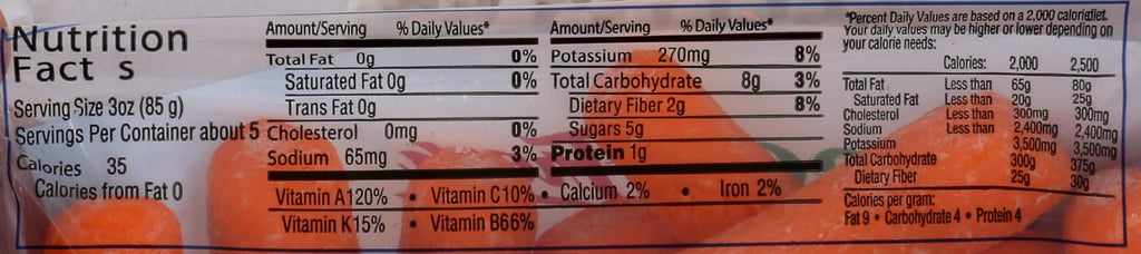 Organic Baby Carrots Cut & Peeled 16 Oz 365 By Whole Foods Market