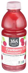 Nutrient Enhanced Water Cranberry With Antioxidants 20 Fl Oz 365 By Whole Foods Market