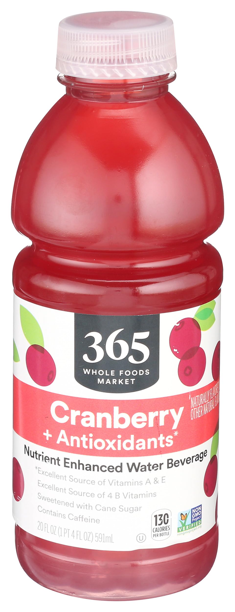 Nutrient Enhanced Water Cranberry With Antioxidants 20 Fl Oz 365 By Whole Foods Market
