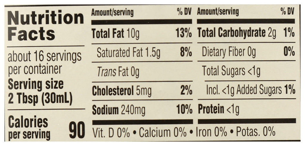 Organic Ranch Dressing 16 Fl Oz 365 By Whole Foods Market