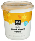 Nonfat Vanilla Greek Yogurt 32 Oz 365 By Whole Foods Market