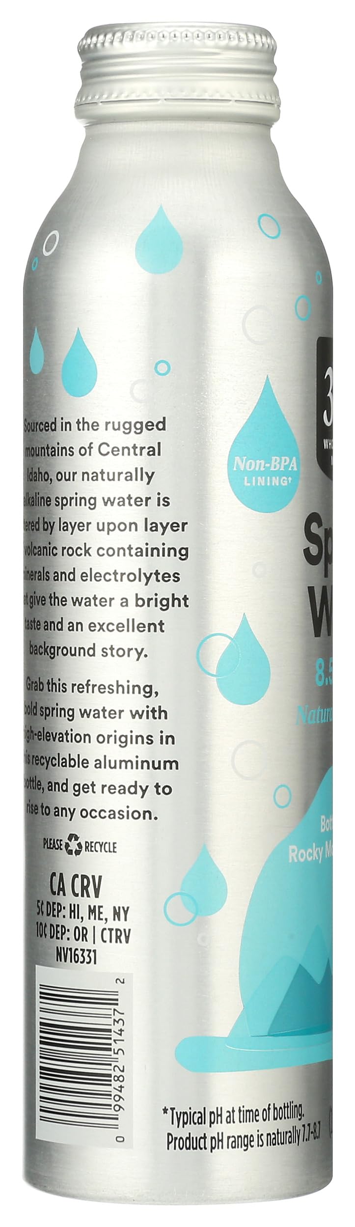 Mineral Spring Water 16 Fl Oz 365 By Whole Foods Market