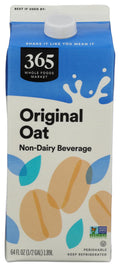 Original Oatmilk 64 Fl Oz 365 By Whole Foods Market