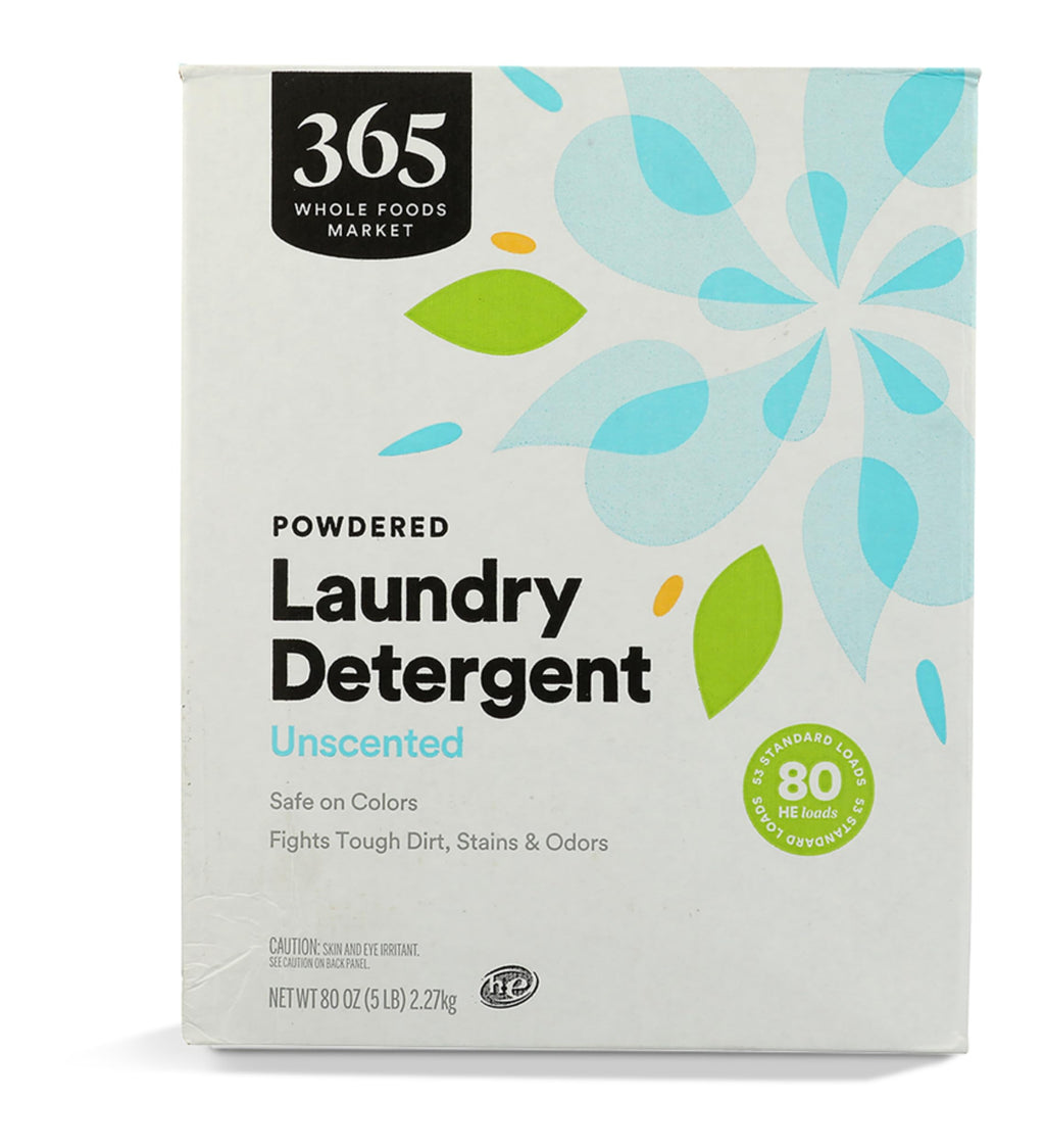 Powdered Laundry Detergent Unscented 80 HE Loads 80 Oz 365 By Whole Foods Market