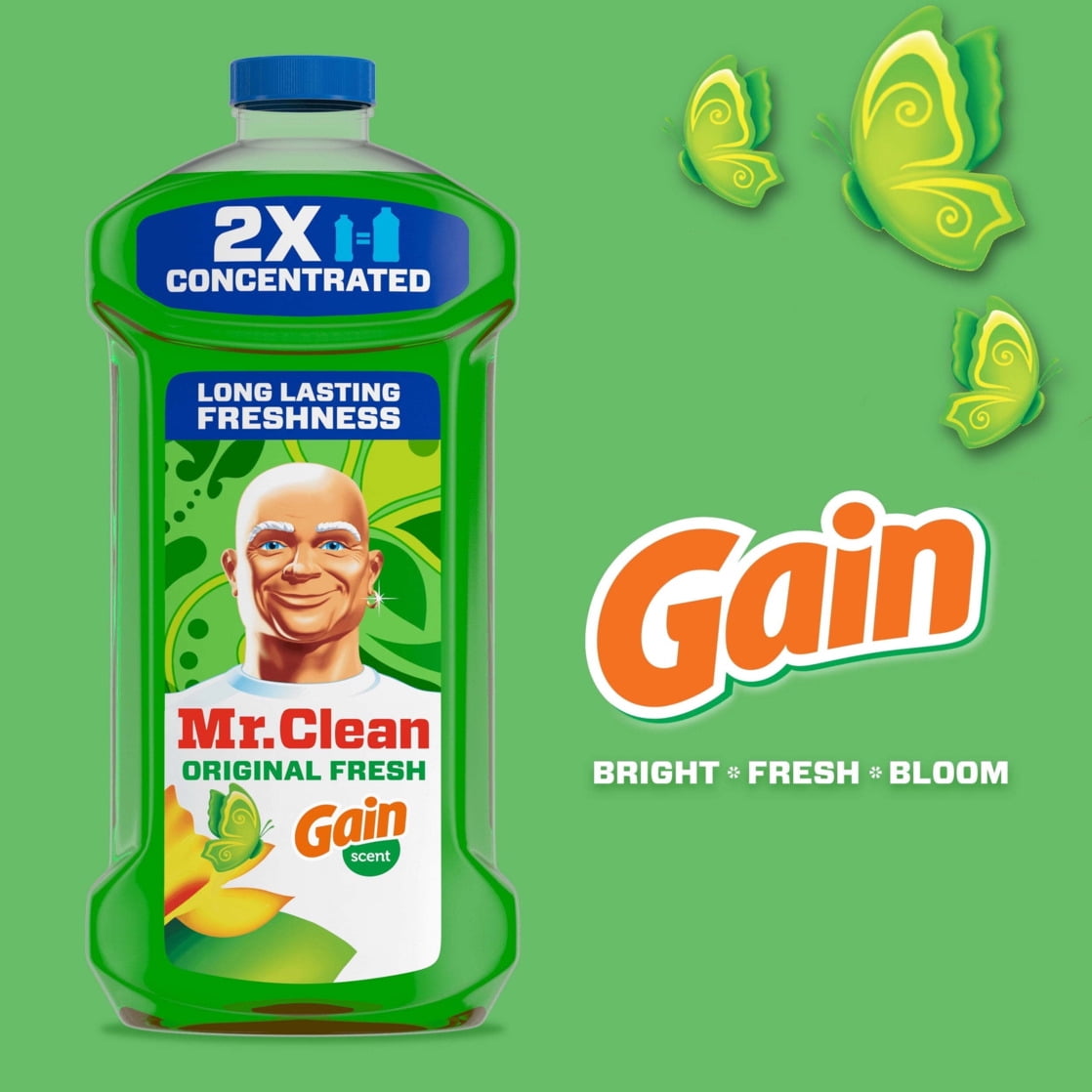 Mr. Clean 2X Concentrated Multi-Surface Cleaner Gain Original Scent 41 fl oz